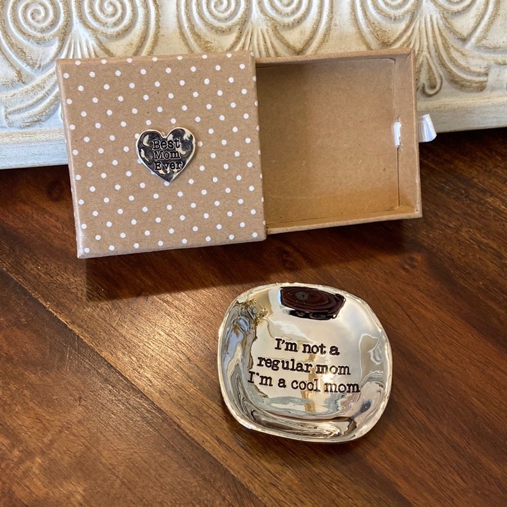 𝅺Mud Pie Mom Trinket Dish, NEW in box, Mothers Day - Picture 5 of 8